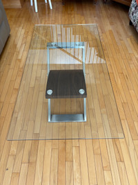 Glass Top coffee table 
