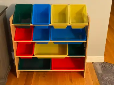 12 BIN TOY STORAGE ORGANIZER, View more