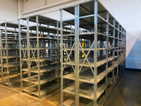 Used Industrial Steel Shelving 18” x 36” for sale