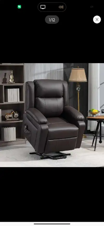Lift Chair for Seniors, PU Leather Upholstere Electric Recliner, View more