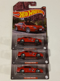 Hot Wheels Walmart Only Honda Prelude JDM Classics Lot of 3 NM