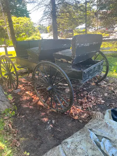 Antique carriage in fair condition
