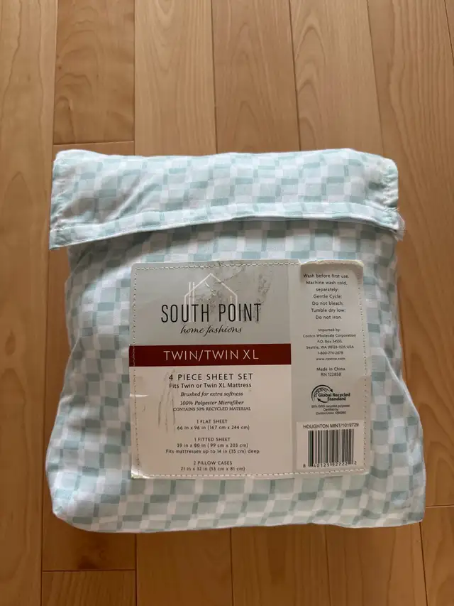 Twin/Twin XL 4 piece sheet set in Bedding in City of Montréal - Image 2