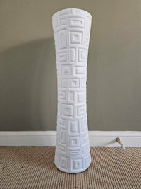 White ceramic vase