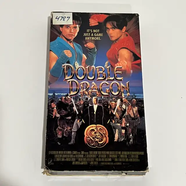 Double Dragon VHS movie video gaming collectible
