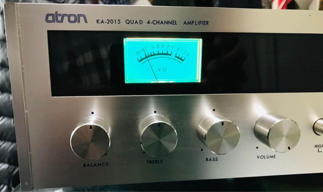 KOREAN RARE VINTAGE ATRON KA-2015 QUAD 4-CHANNEL AMPLIFIER in Stereo Systems & Home Theatre in Hamilton