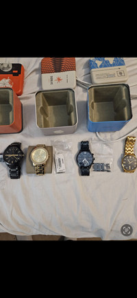 FOSSIL, MICHEAL KORS, ARMANI watches for sale!