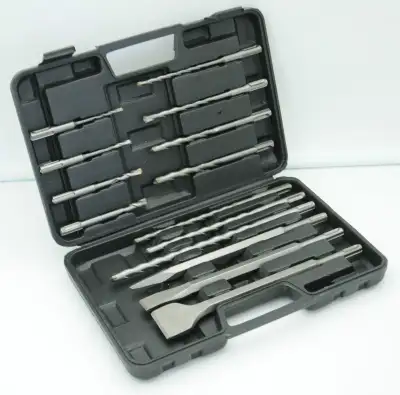 14 Piece Combination SDS Masonry Drill Bit & Chisel Set, View more