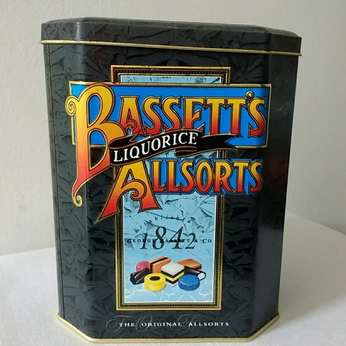 Vintage Bassett's Liquorice Allsorts Tin, View more