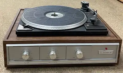 Vintage J.I.L Candle 6502x LP Turntable Record Player, View more
