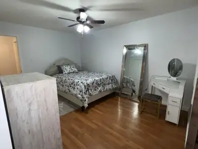 clean & spatious large furnished bedroom