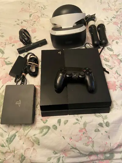 Reduced-Playstation 4 and VR Bundle, View more
