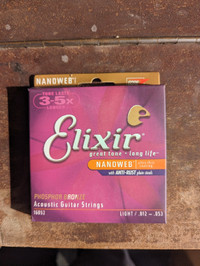 Elixir Nanoweb acoustic guitar strings