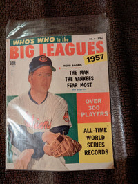 BASEBALL - Who's Who in the Big Leagues 1957, Dell magazine