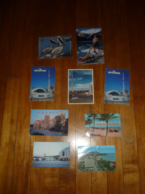 Vintage Vacation Post Cards: Toronto, Sky Dome, Hawaii, Alberta in Arts & Collectibles in City of Toronto