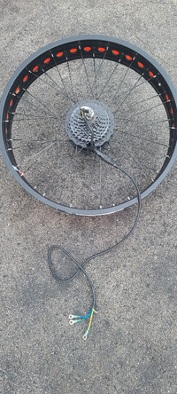 Bafang 26x4 180mm axleElectric mountain bike wheel