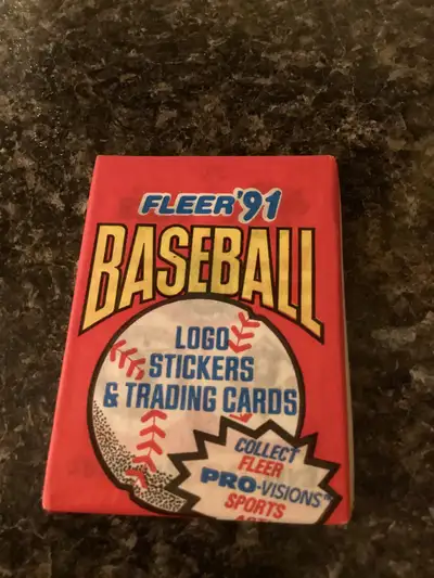 1991 Fleer Baseball Sealed Pack, View more