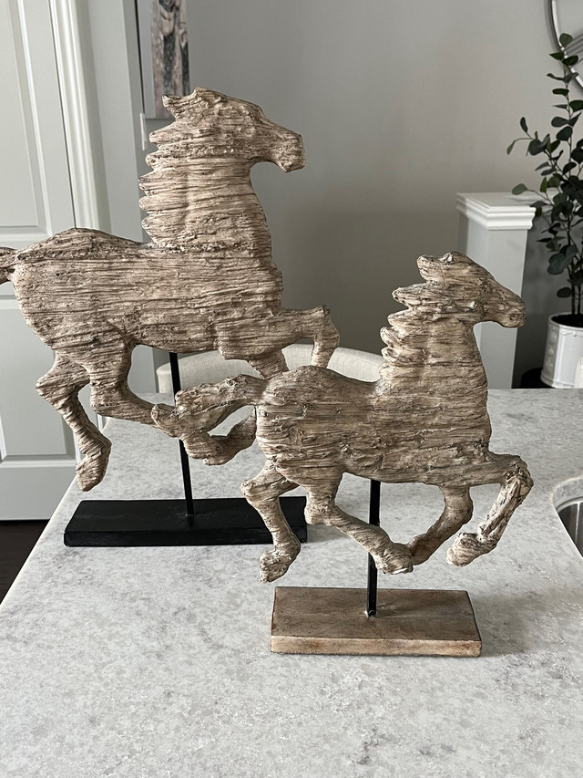 Wooden horses  in Home Décor & Accents in London
