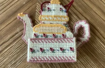 Plastic canvas coasters, View more