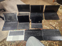 6 laptops for parts or repair and other parts