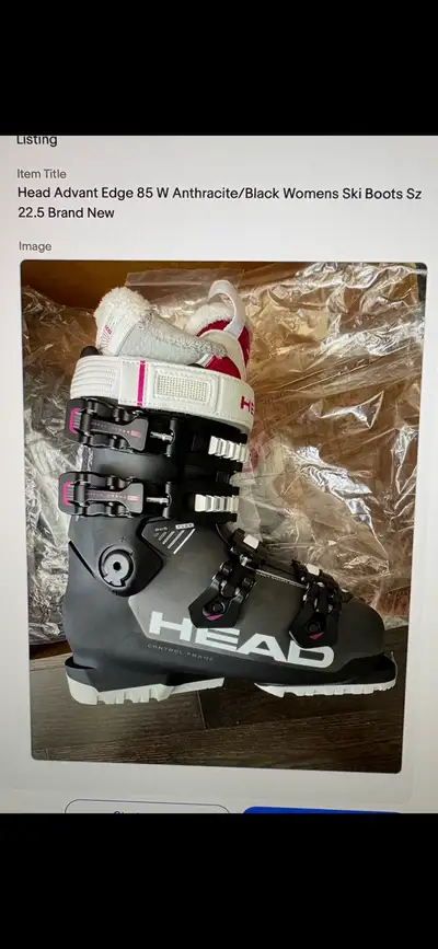 Head Advant Edge 85 Women's Ski Boots Sz 22.5 Brand New, View more