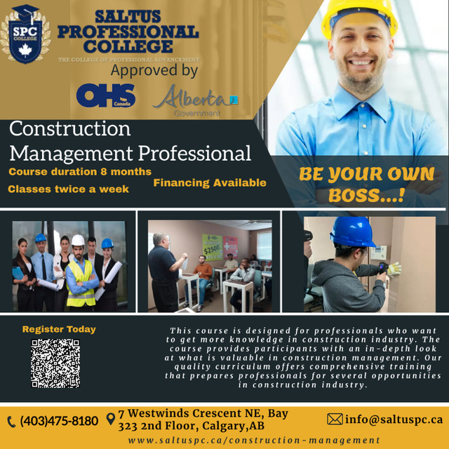 Construction Management Diploma in Classes & Lessons in Calgary - Image 2