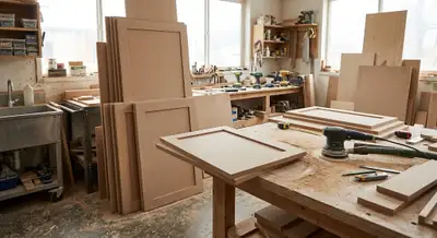 Raw MDF Cabinet Doors, View more