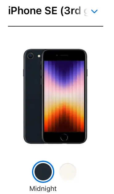 Apple iPhone SE (3RD EDITION), View more