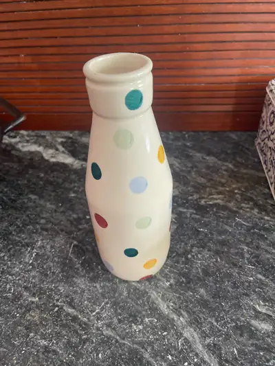 Emma Bridgewater hand painted milk bottle , View more