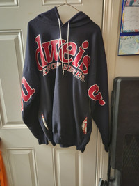 Budweiser Calhoun sportswear hoodie. $35 obo. Must pick up.