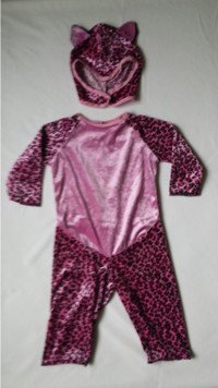 Baby pink/black leopard Halloween costume