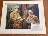 Vintage "The Young Warriors" Movie Theater Lobby Card