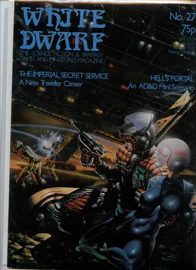 White Dwarf Magazine #27 AD&D Scenario Traveller, View more