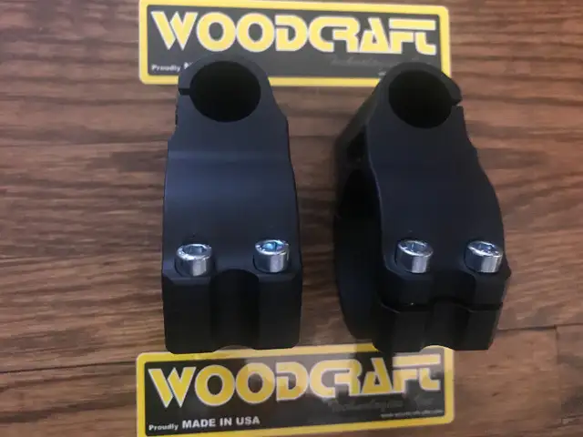 Woodcraft 56mm clip on handle bar 7/8”set Billet Ducati BMW in Other in Barrie - Image 8