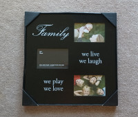 BRAND NEW family picture frame