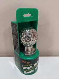 Stainless Steel Golf Ball 2" Hitch 7000 lb. Rated, 1" Shank