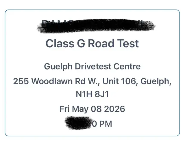 ROAD TEST EXPRESS G2-G BOOKING, DRIVE LESSONS465964761728296962