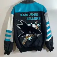 Vintage made in USA Jeff Hamilton San Jose sharks NHL jacket