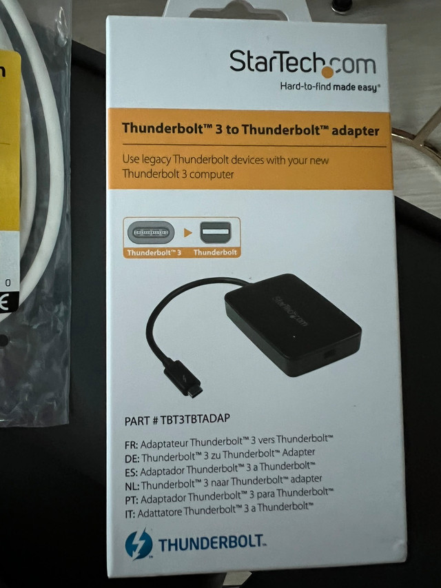 Star tech thunderbolt 3 Adapter For Sale in Cables & Connectors in North Bay