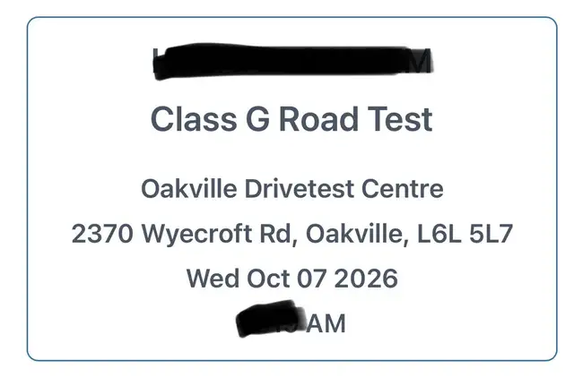 ROAD TEST ASAP G2 OR G BOOKING, DRIVING CLASSES581933989354557442
