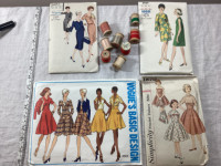 Rare. Vintage sewing patterns (Vogue, Simplicity) -sizes 10, 12
