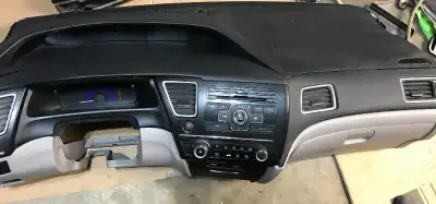 2012-2015 Honda Civic Passenger seat belt Dash airbag Drive side curtain airbag Rear seat belts Cras...