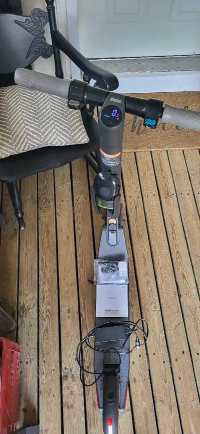 Selling Segway Ninebot scooter with external battery. Top speed of 33km performance and max distance...