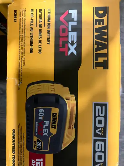 Dewalt Flex Volt 12.0 ah Battery., View more