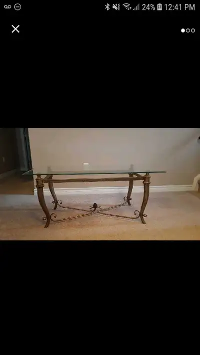 Glass Top Coffee Table, View more