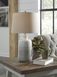 ASHLEY SET OF 2 MARNIA TABLE LAMPS RE. $189
