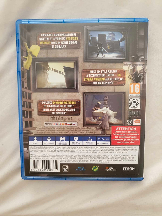 Jeu The Little Nightmares Complete Edition  dans Sony PlayStation 4  à Ville de Québec - Image 3
