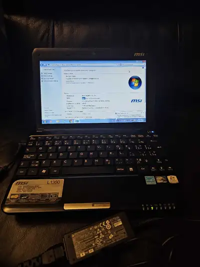 MSI L1350 10.1" Netbook Intel Atom N450 2GB-250GB Windows 7, View more