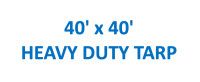 40' x 40' Heavy Duty Tarp