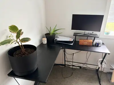 L shaped desk, View more
